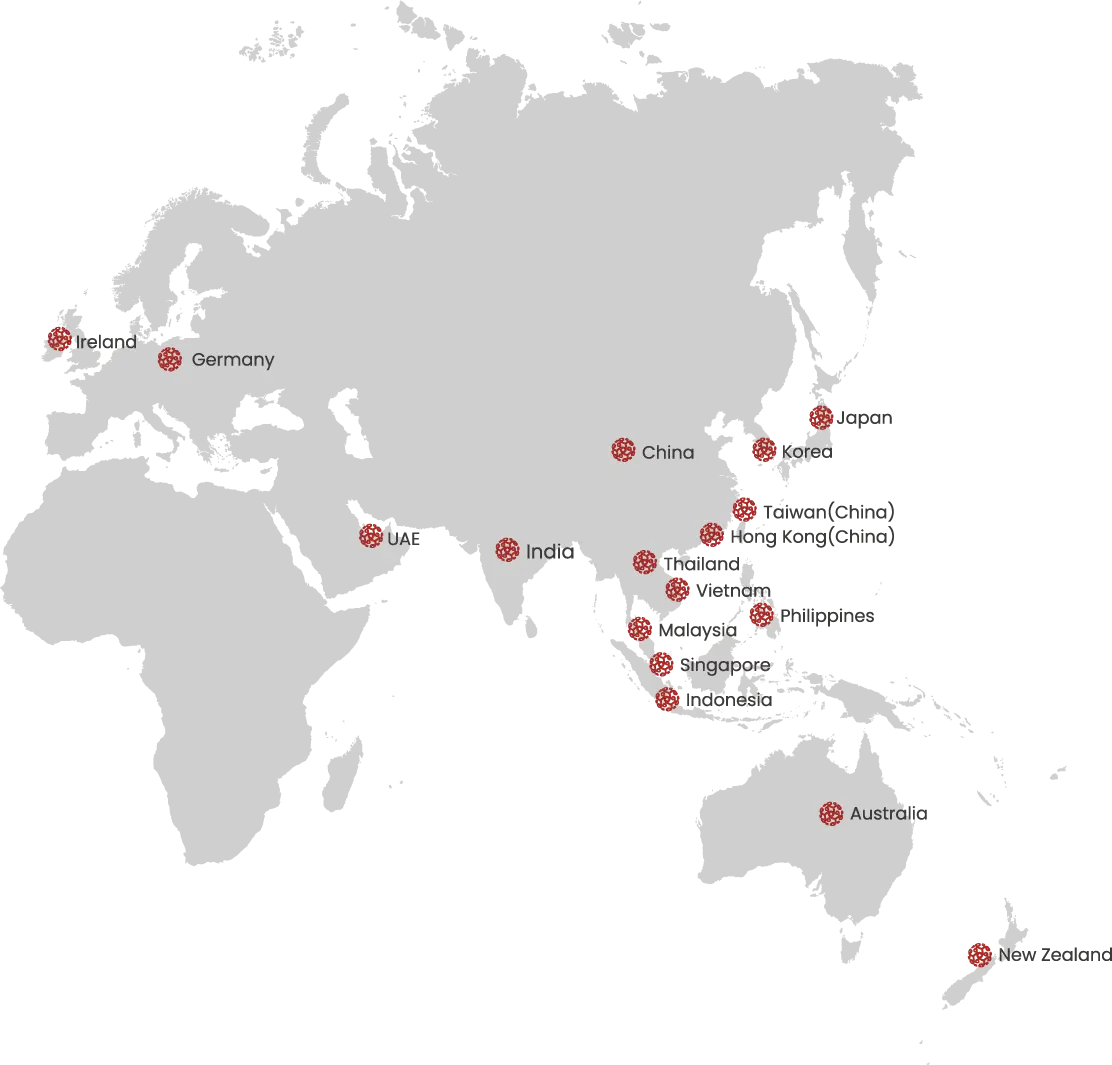 Map of the world